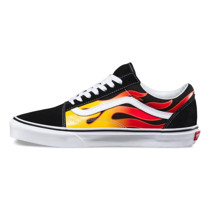 Кеды VANS Old Skool (Flame)Black 2023 фото 2