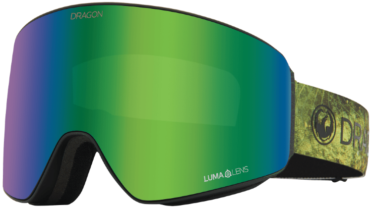 Маска горнолыжная DRAGON Pxv Terra Firma/Ll Green Ion + Ll Amber 2021, фото 3