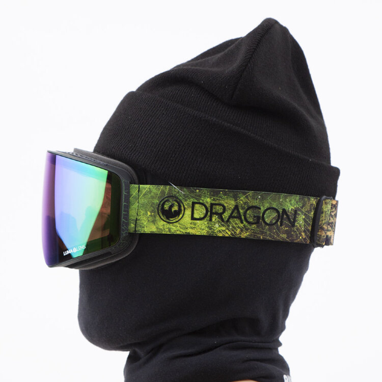 Маска горнолыжная DRAGON Pxv Terra Firma/Ll Green Ion + Ll Amber 2021, фото 2