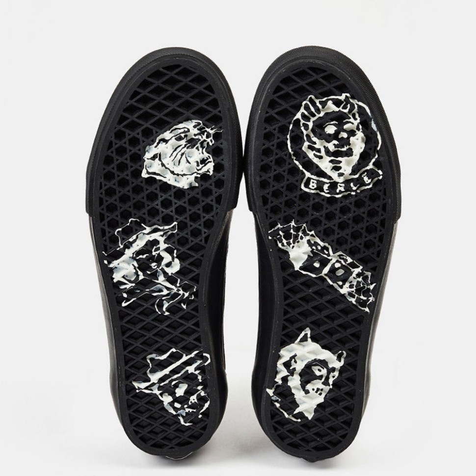 Кеды VANS Skate Old Skool Elijah Berle Black/Black/White фото 4