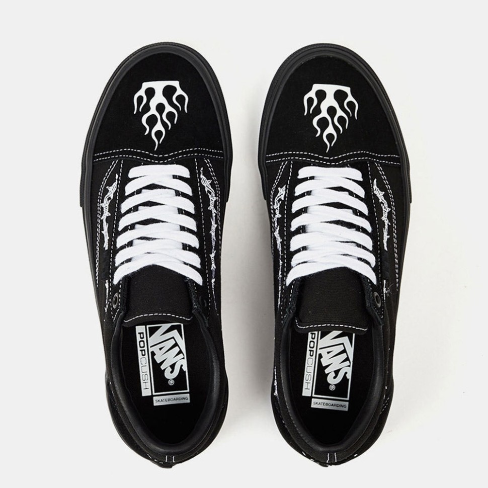 Кеды VANS Skate Old Skool Elijah Berle Black/Black/White фото 3