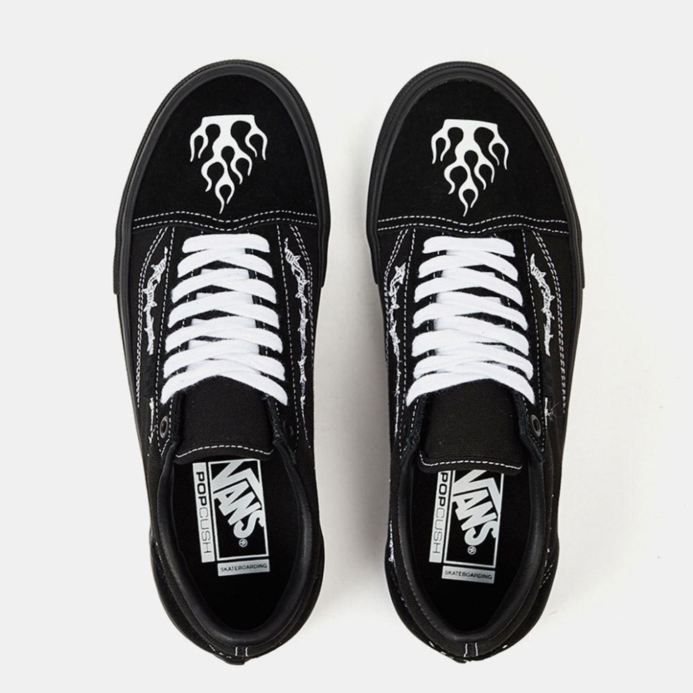 Кеды VANS Skate Old Skool Elijah Berle Black/Black/White 2000000753607, размер 8.5 - фото 3