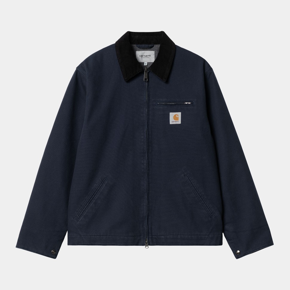 Куртка CARHARTT WIP Detroit Jacket Blue / Black (Rigid) 4064958729488, размер S