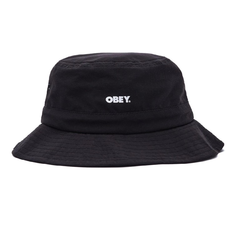 Панама OBEY Bold Twill Bucket Hat Black, фото 1