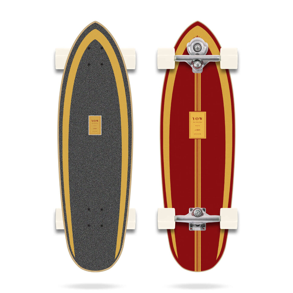 Лонгборд комплект YOW J-Bay Power Surfing Series Surfskate  33 дюйм 2021 8433975138430 - фото 1
