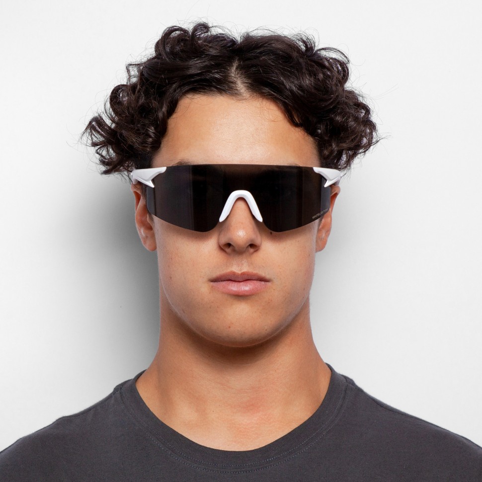 Очки солнцезащитные WHITELAB Visor FW25 White/Black фото 2