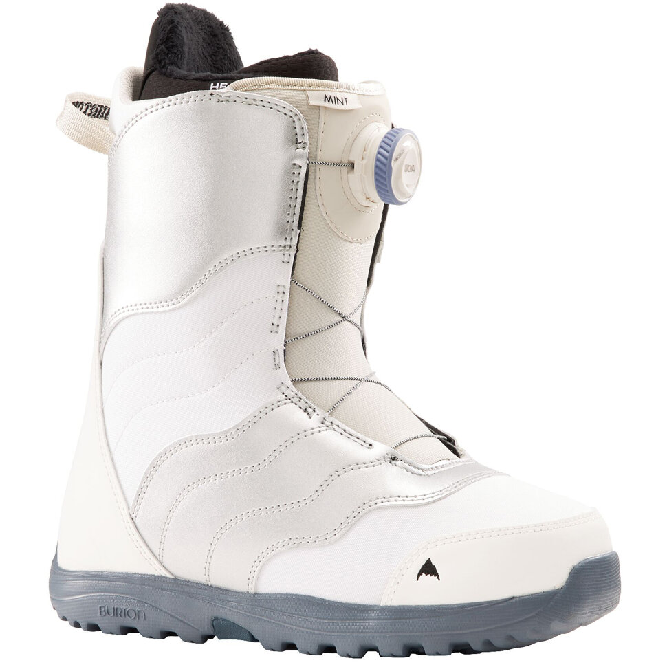 Ботинки для сноуборда женские BURTON Mint Boa Stout White/Glitter 2022 9010510193278, размер 6 - фото 1