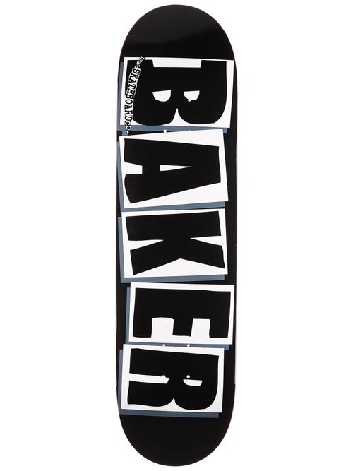 Дека для скейтборда BAKER Brand Logo Deck Black White 8.25 дюйм