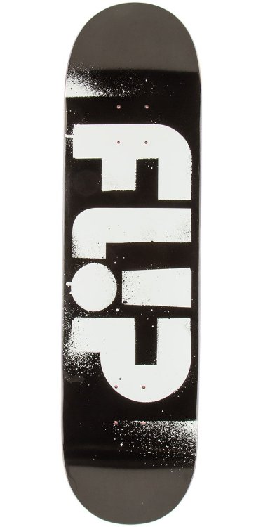 Дека Для Скейтборда FLIP Team Odyssey Stencil Deck BLACK 8,25", фото 1