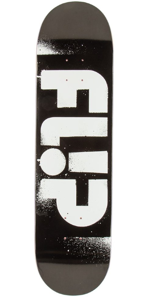 фото Дека для скейтборда flip team odyssey stencil deck black 8,25"