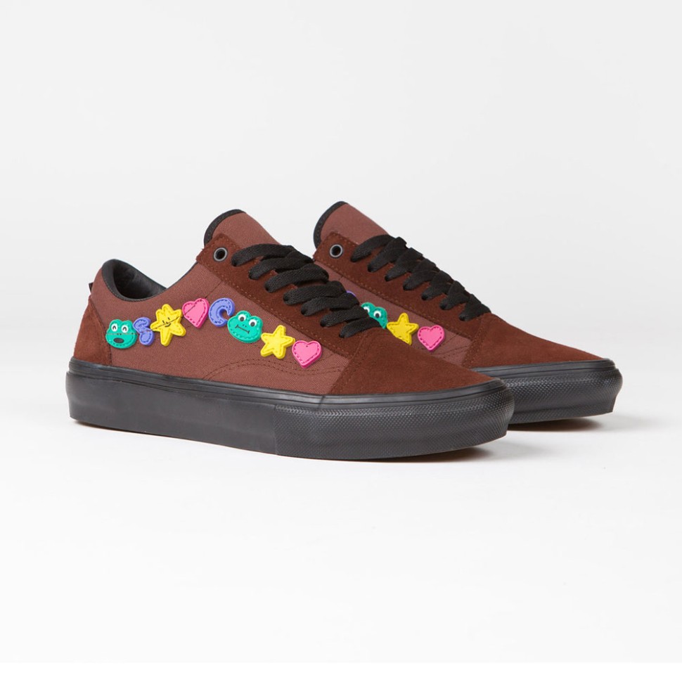 Кеды VANS Skate Old Skool X Frog Skateboards Frog Brown/Black фото 2