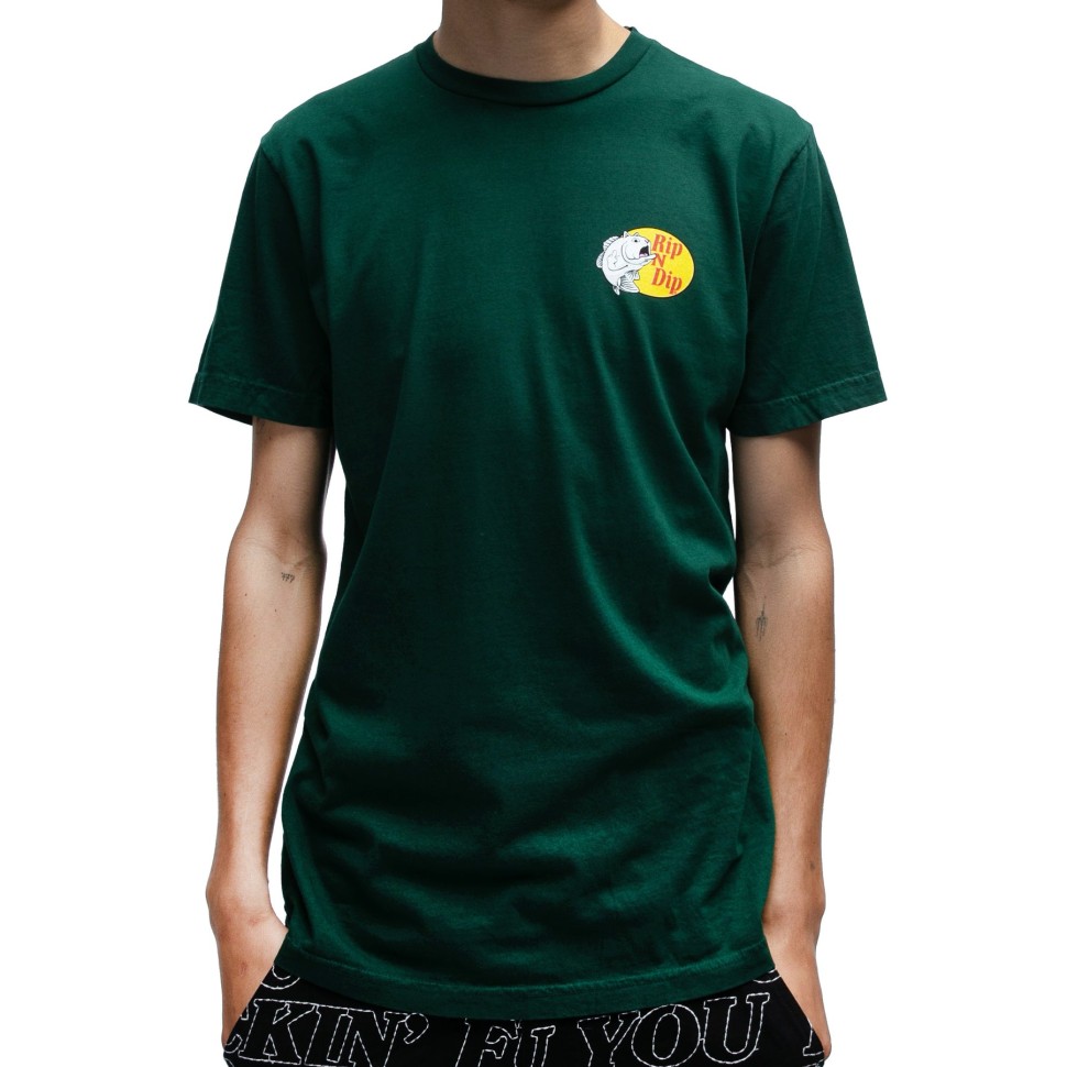 Футболка RIPNDIP Catfish Tee Green фото 3