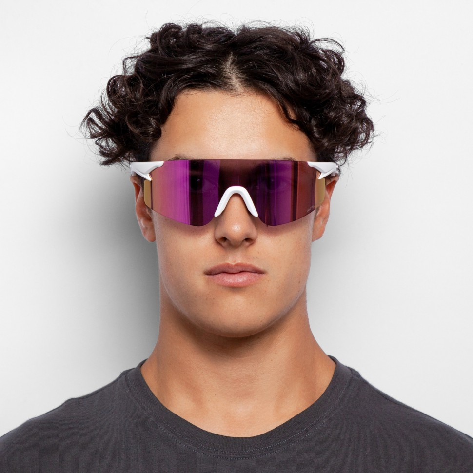 Очки солнцезащитные WHITELAB Visor FW25 White/Rose фото 2