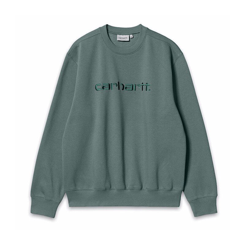 Свитшот CARHARTT WIP Carhartt Sweatshirt Eucalyptus / Frasier 2022 4064958187196, размер S - фото 1