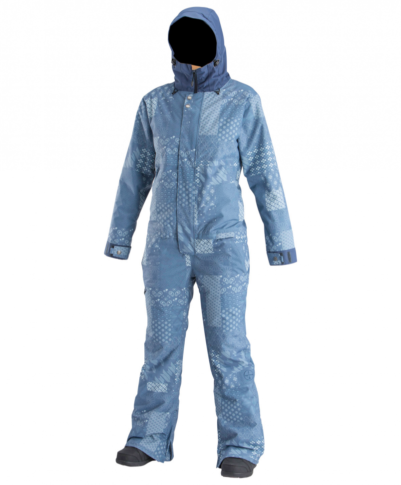 Комбинезон женский AIRBLASTER Women'S  Insulated Freedom Suit Japanacana 847678114598, размер XS, цвет голубой - фото 1