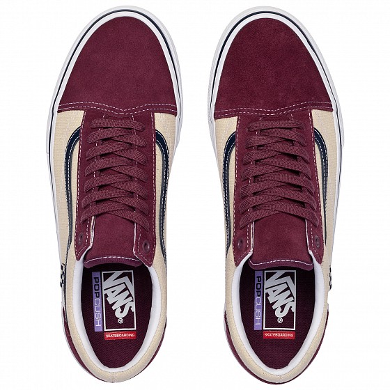 Кеды VANS Skate Old Skool Mauve Wine 2023 фото 4
