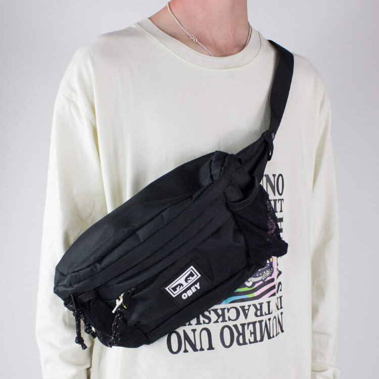 Сумка на пояс OBEY Conditions Waist Bag 3 Black 2020, фото 1