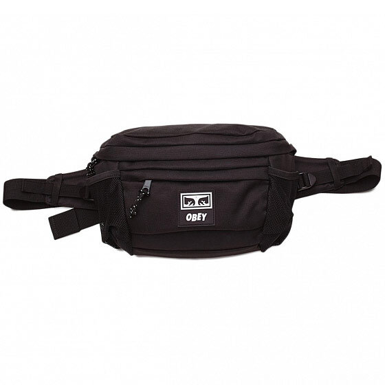 Сумка на пояс OBEY Conditions Waist Bag 3 Black 2020, фото 2