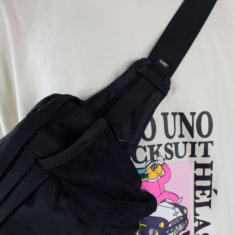 Сумка на пояс OBEY Conditions Waist Bag 3 Black 2020, фото 4