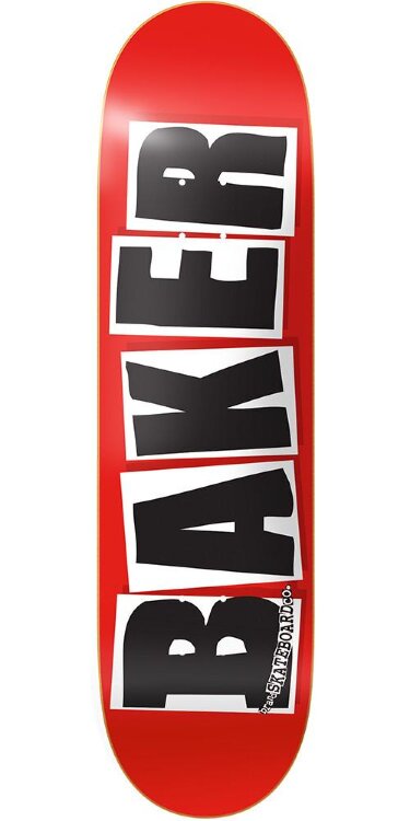Дека для скейтборда BAKER Brand Logo Deck Red Foil 8.25 дюйм, фото 1