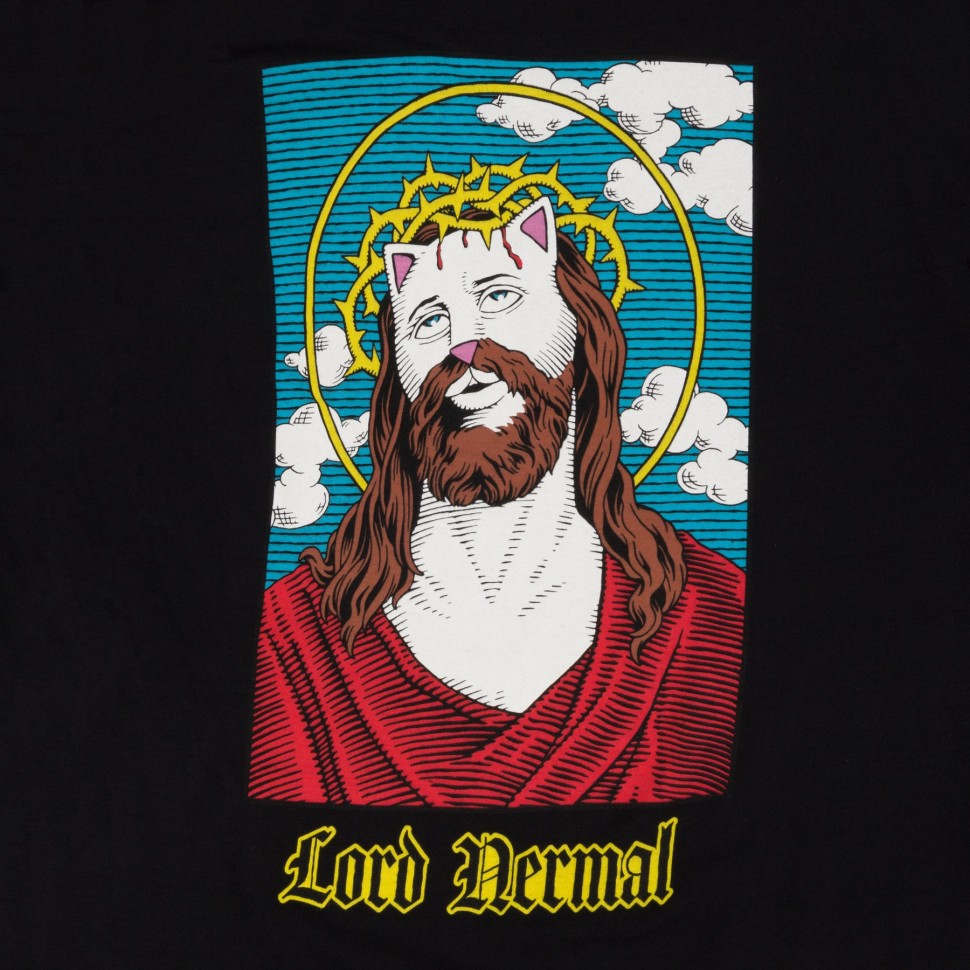 Футболка RIPNDIP Lord Savior Nerm Tee Black фото 4