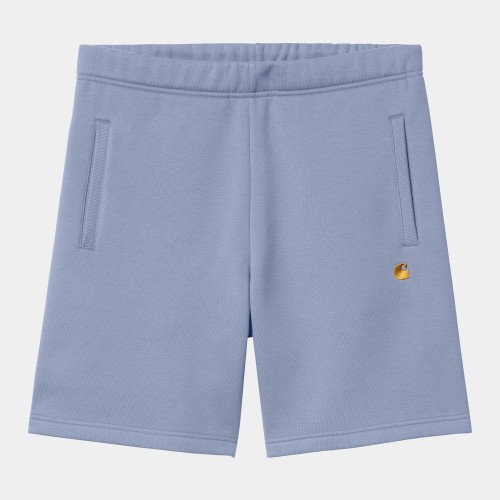 Шорты CARHARTT WIP Chase Sweat Short SS24 Charm Blue / Gold, фото 1