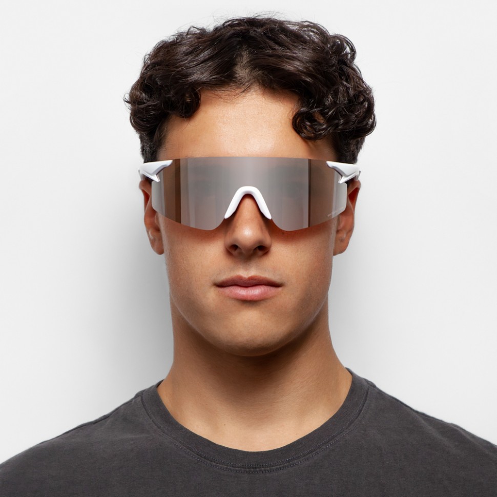 Очки солнцезащитные WHITELAB Visor FW25 White/Silver фото 2
