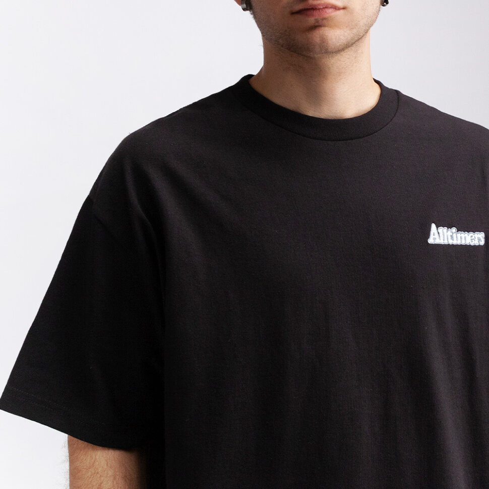 фото Футболка alltimers broadway embroidered t-shirt black 2021