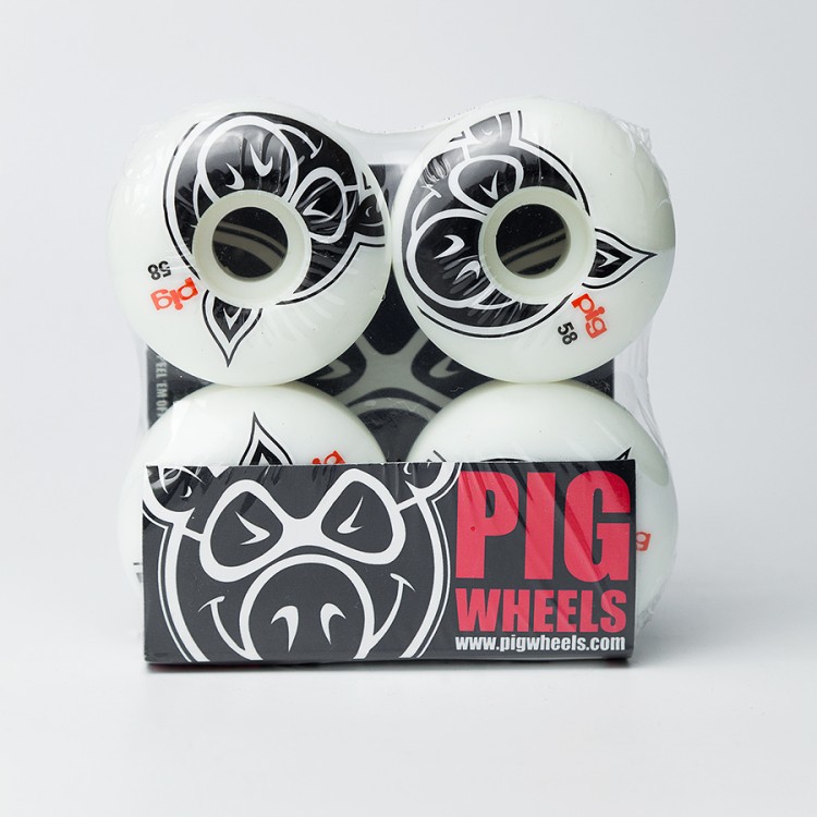 Колеса для скейтборда PIG Pig Head Natural 58mm, фото 1
