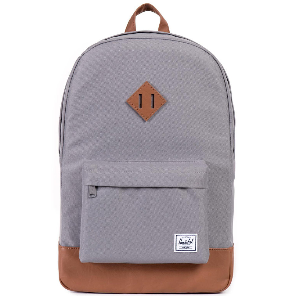 фото Рюкзак herschel heritage a/s grey/tan synthetic leather