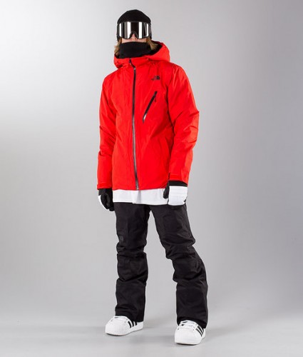 Куртка для сноуборда мужская THE NORTH FACE M Descendit Jacket Fiery Red, фото 1