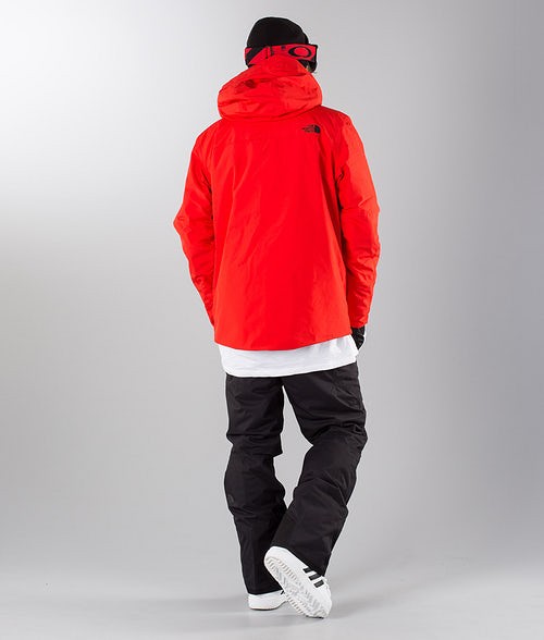 Куртка для сноуборда мужская THE NORTH FACE M Descendit Jacket Fiery Red, фото 2