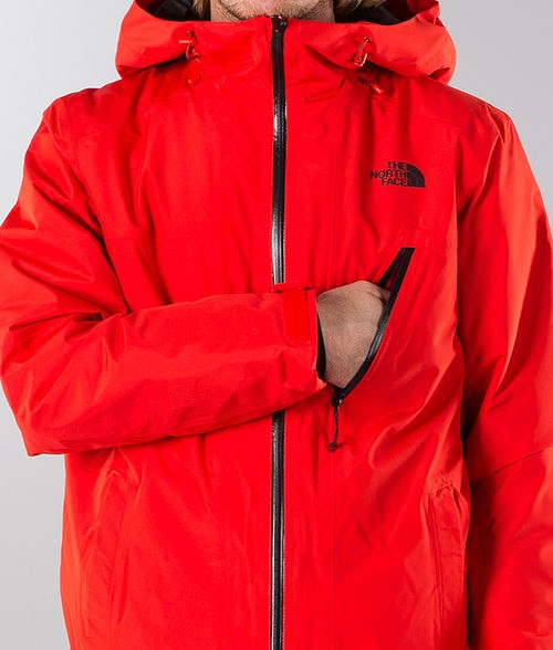 north face fiery red jacket