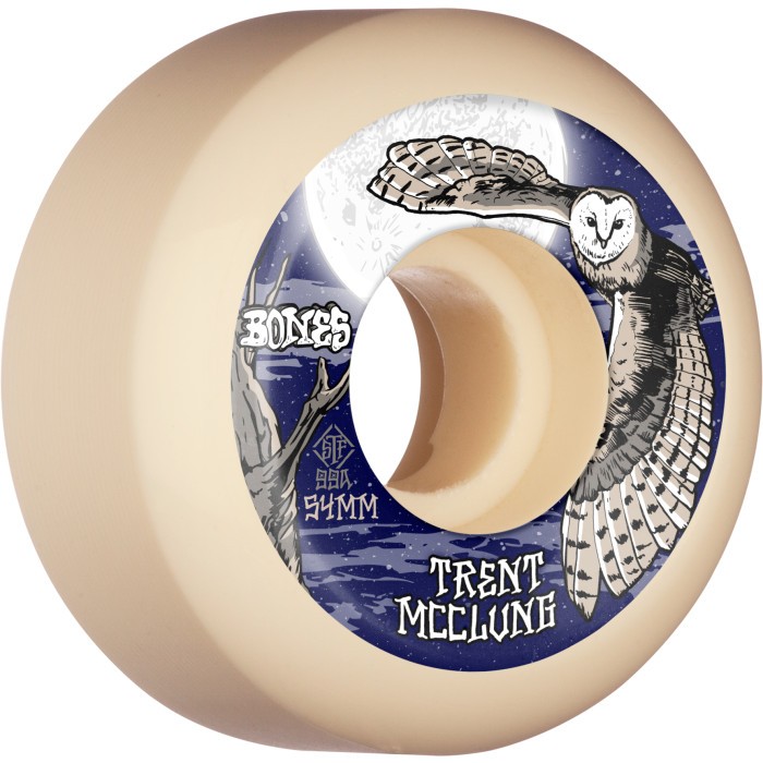 Колеса для скейтборда BONES Trent Mcclung Barn Owl V5 Sidecut  54MM 99A 2023
