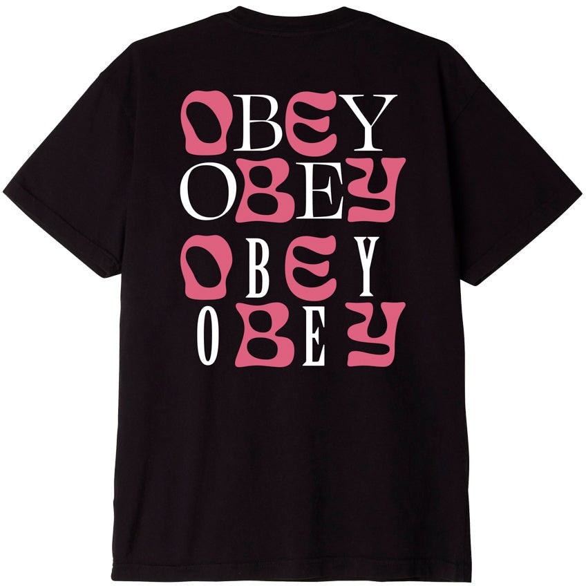 Футболка OBEY Obey Either Or Faded Black фото 2