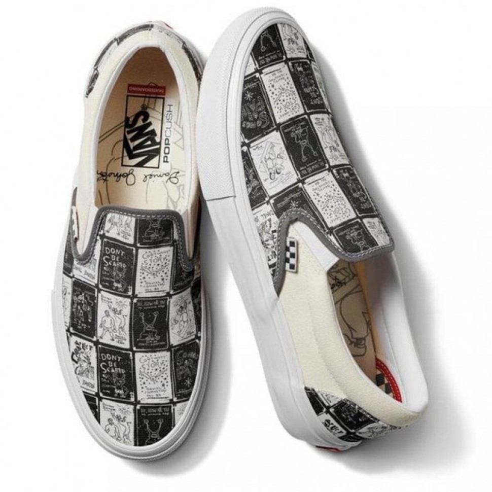 Кеды VANS Skate Slip-On Daniel Johnston Raven фото 2