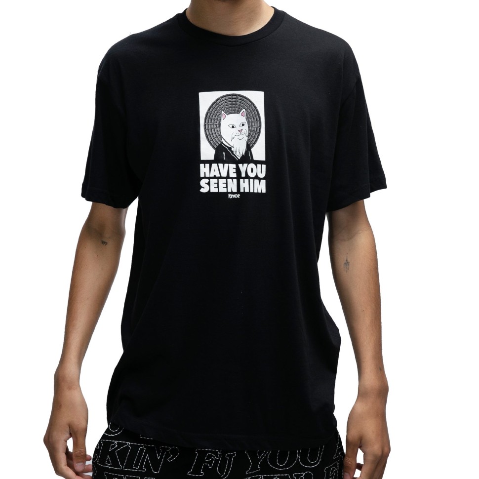 Футболка RIPNDIP Have You Seen Him? Tee Black фото 2