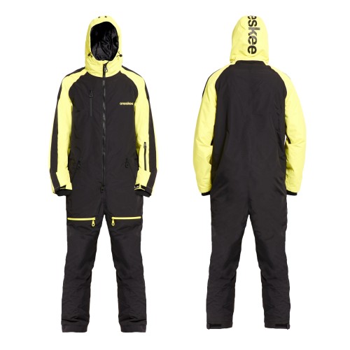 Комбинезон горнолыжный мужской ONESKEE Original Pro X Black Yellow 2024, фото 1