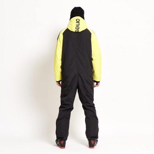 Комбинезон горнолыжный мужской ONESKEE Original Pro X Black Yellow 2024, фото 3