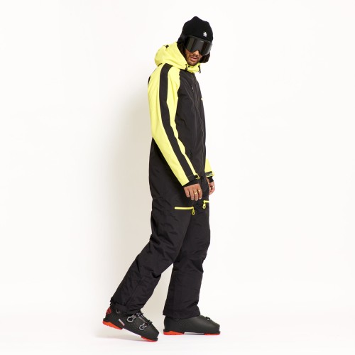 Комбинезон горнолыжный мужской ONESKEE Original Pro X Black Yellow 2024, фото 5