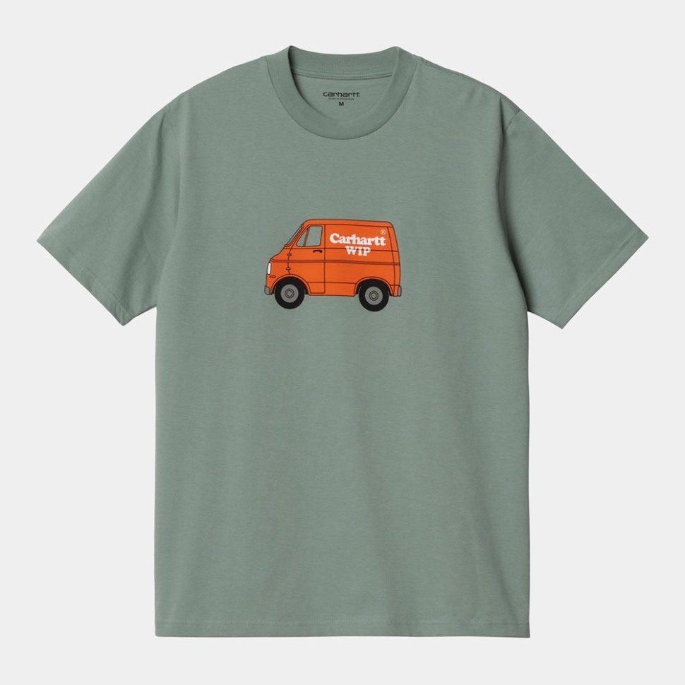 Футболка CARHARTT WIP S/S Mystery Machine T-Shirt Glassy Teal 4064958690542, размер S - фото 1