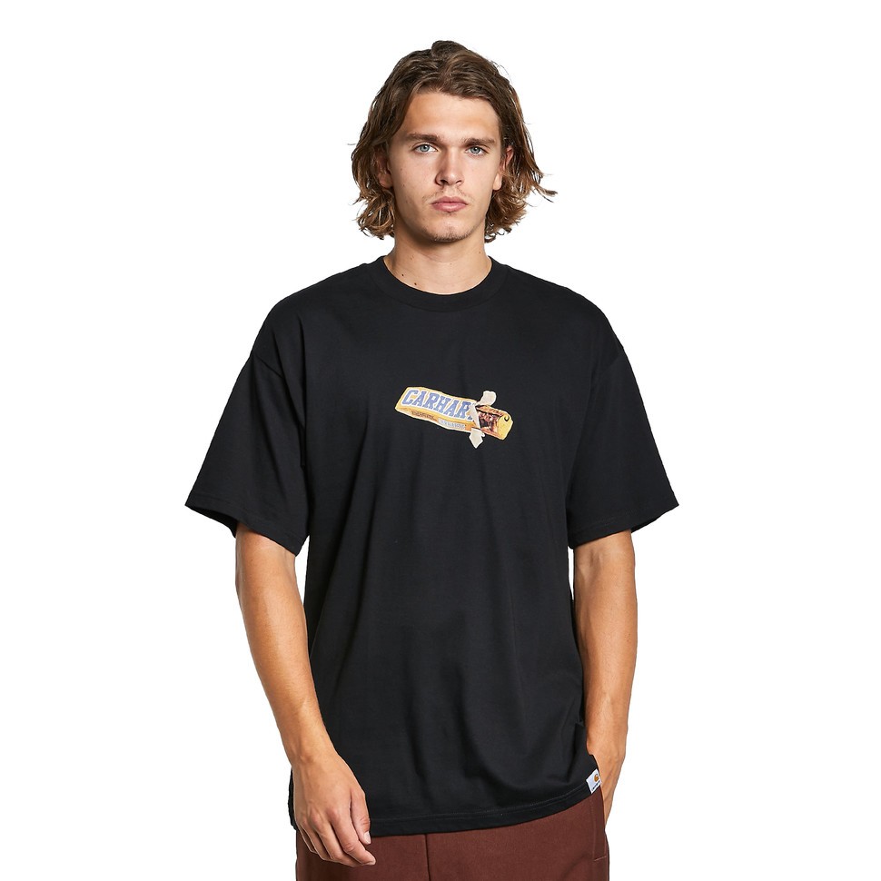Футболка CARHARTT WIP S/S Chocolate Bar T-Shirt Black 2021 4064958152057, размер S - фото 1