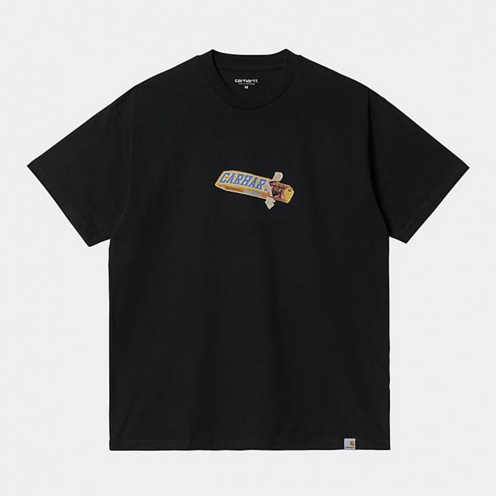 Футболка CARHARTT WIP S/S Chocolate Bar T-Shirt Black 2021 4064958152057, размер S - фото 2