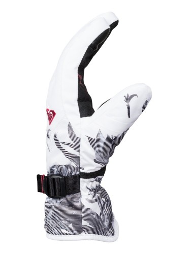 Перчатки ROXY Rx Jetty Gloves J Bright White_Swell Flowers, фото 2