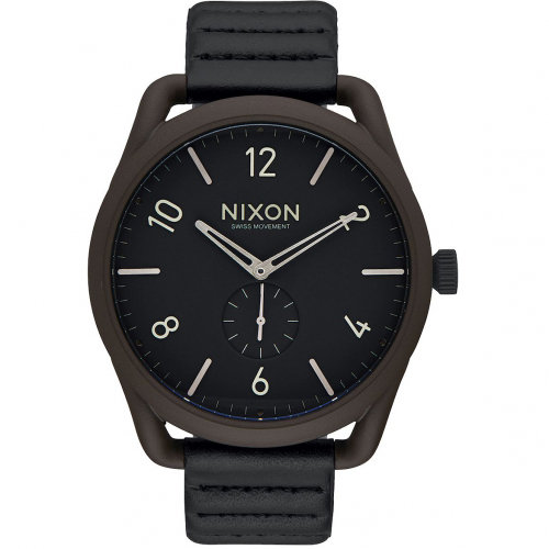 Часы NIXON C45 Leather A/S Bronze/Black, фото 1