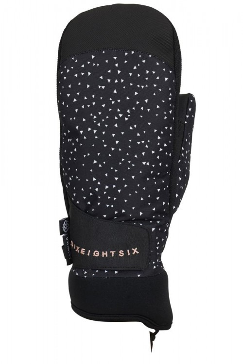 Варежки для сноуборда женские 686 Wms Crush Mitt Black Angular, фото 1