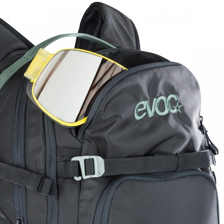 Рюкзак горнолыжный EVOC Line Heather Light Olive 18L 2020, фото 4