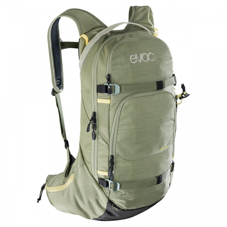 Рюкзак горнолыжный EVOC Line Heather Light Olive 18L 2020, фото 1