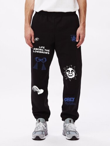 Спортивные брюки OBEY Chosen All Eyez Sweatpants Black 2020, фото 1