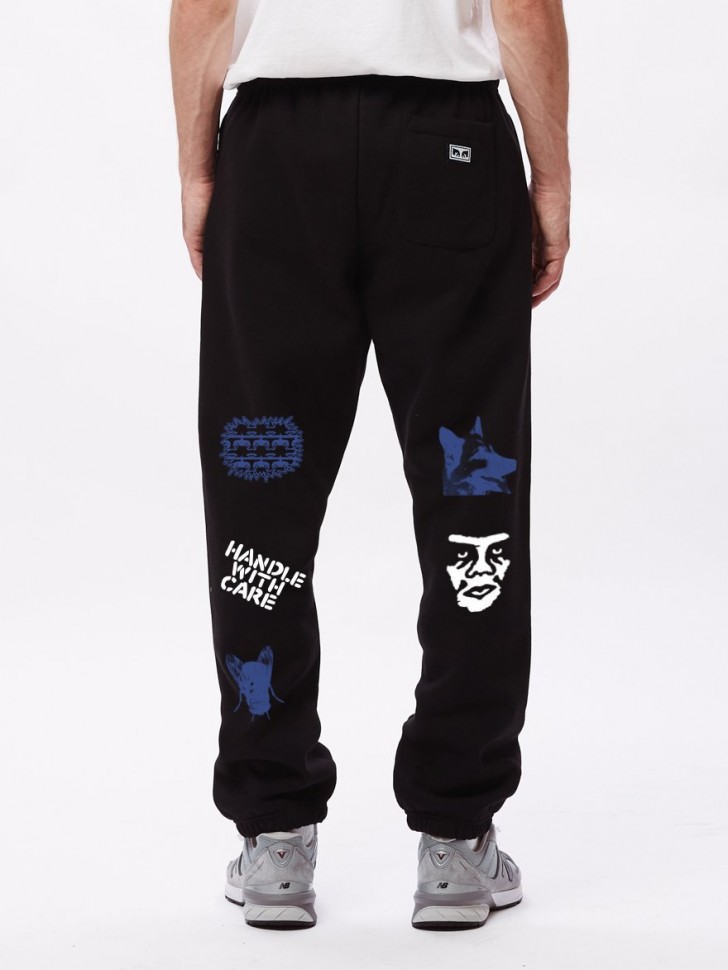 фото Спортивные брюки obey chosen all eyez sweatpants black 2020